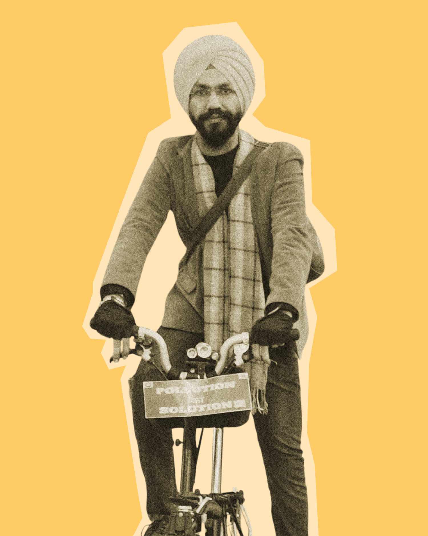 Bike mayor Dalip Sabharwal
