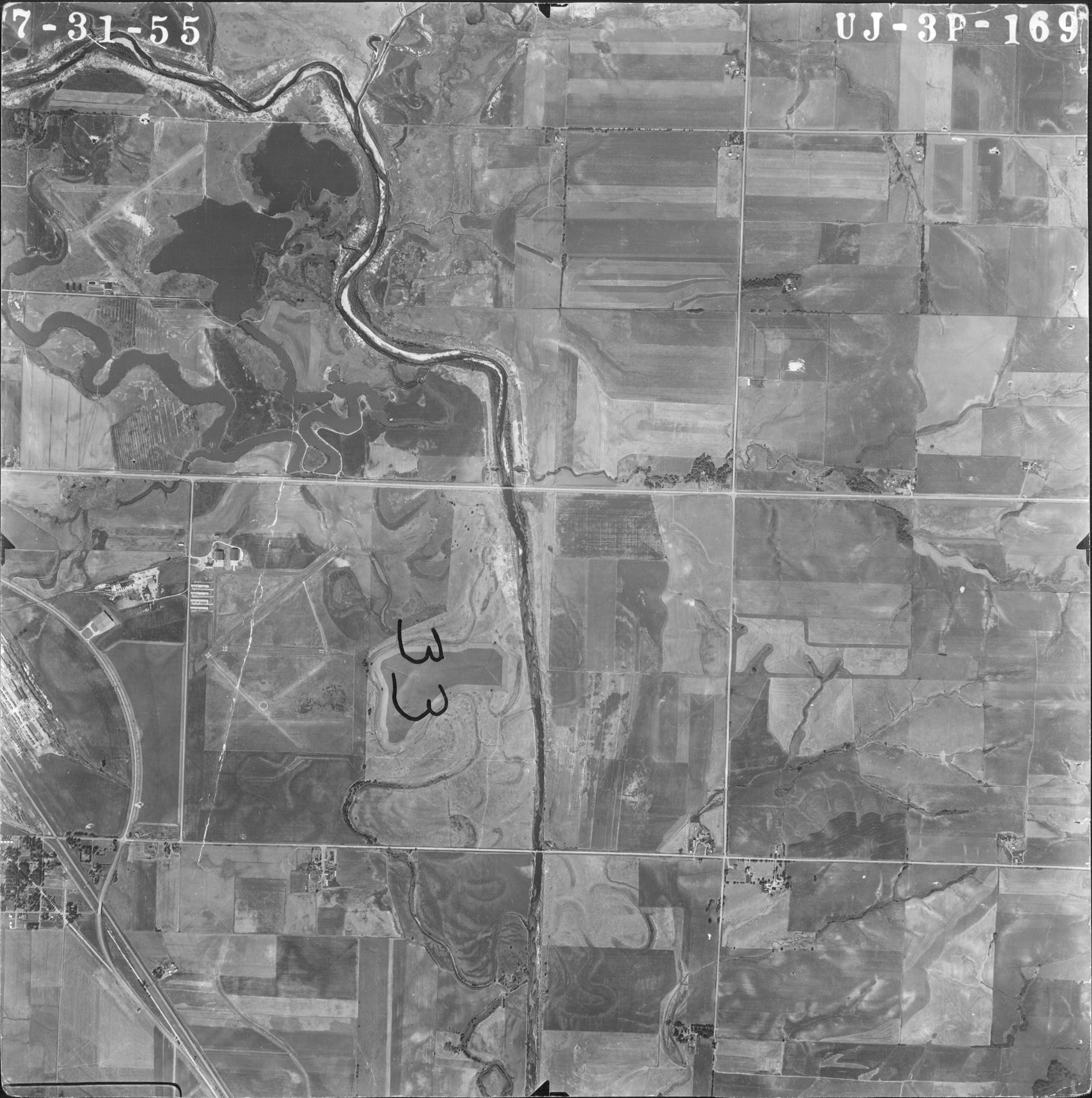 Aerial photo of marshes. Madeline Cass