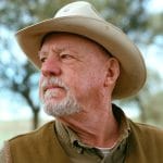 A close up of Will Harris of White Oak Pastures