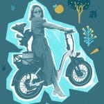 lauren bash on a bike