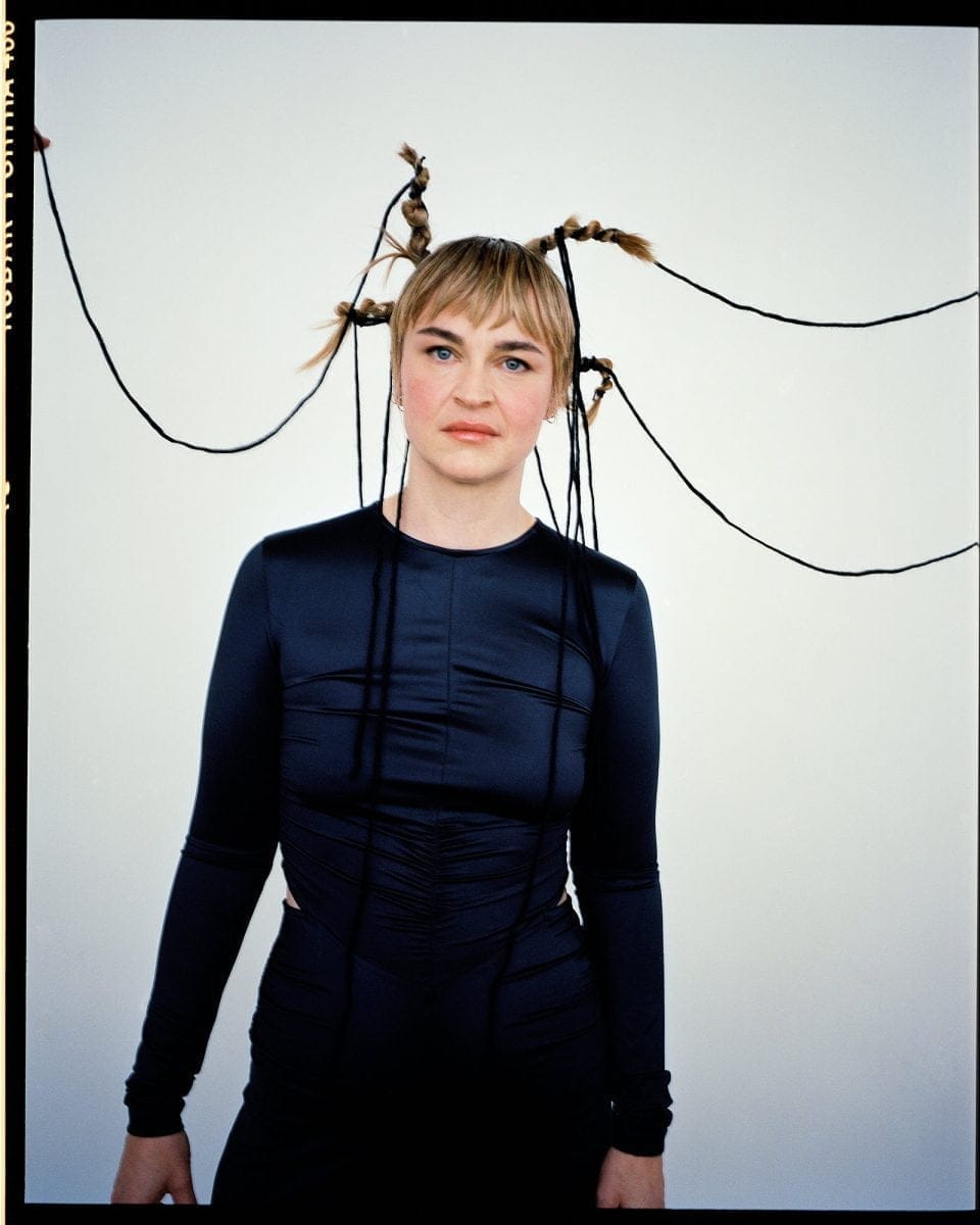 Lærke Baggers knitted hair